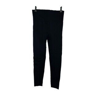 Ilus Women's Large Black Seamless Scrunch Booty Leggings